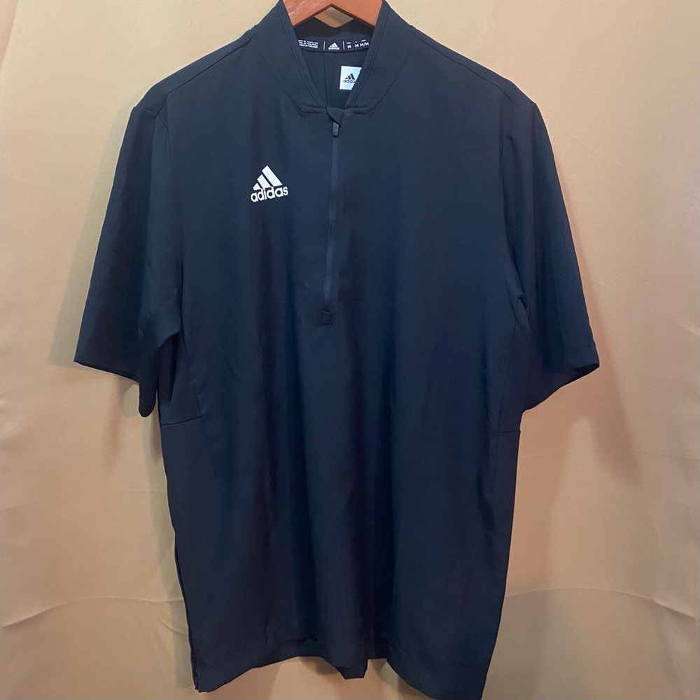 Men’s Adidas Iconic 1/4 Zip Short Sleeve